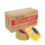 박스테이프  80m 50롤 투명 opp : 영진이엔시