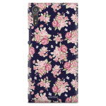 소니 엑스페리아 XZ 케이스 플라워패턴 네이비 : DAYTODAY케이스