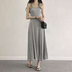 투두 끈나시 롱 원피스 (2color) : 위드후이린