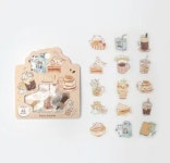 BGM 카페맛집 후레이크씰 다이어리꾸미기 디저트카페 파티쉐 : 주타쿠