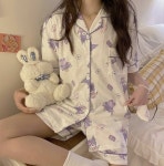 S0098 토리잠옷 러브레터 쿠로미 반팔 여름 잠옷세트 홈웨어 파자마파티 우정룩 생일선물 : 토리잠옷