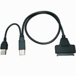 케이엘컴 KL-STU20 SATA to USB 2.0 케이블 2.5인치SSD HDD전용 : 이엠쇼핑