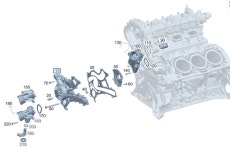 벤츠 GLC GLE C E 43AMG 유럽산 워터펌프 2762000801 A2762000801 : BKPART
