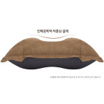 엣지하우스 스웨이드 휴대용 캠핑 에어 베개 : 다온테크닉스