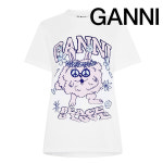 가니 피스 앤 러브 버니 반팔 티셔츠 / 675956 : 유럽상회