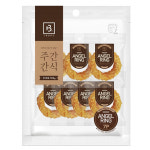 브리더랩 엔젤링 링 하드링 강아지 간식 껌 터키츄 15g, 7개 : 멍멍스타