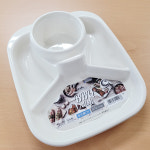 1인 안주 접시 노래방 과자 야구장 아이 아기 유아 야외 캠핑 소풍 그릇 트레이 미니 식판 다용도 : 리체아