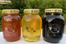 구천동벌꿀 국산 프리미엄 천연 생꿀 2.4kg (아카시아, 야생화, 밤꿀, 헛개밤) : 구천동 벌꿀