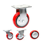 홍익상사 챔피온 중하중용캐스터  40시리즈 PC캐스터 4050  5인치  외경127MM  폭50MM 고정 회전 회전브레이크  적재하중개당 170... 