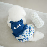 [링고독] 큐티리본올인원 강아지애견실내복외출복 : Ringo dog 링고독