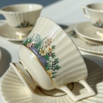 레녹스 러틀리지 컵앤소서 미국 빈티지 커피잔 수입 그릇 예쁜 접시 찻잔 : 원투오투