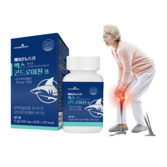 콘드로이친1200 관절엔 지성 뼈건강 상어연골 뉴트리 메이준 60정 : 해외직구센터