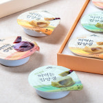 밀양한천 양갱 선물 세트 1호 미니 영양갱 요양원 할머니 간식 : 햇뜰