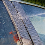 자동차 창 문 B C 기둥 포스트 커버 블랙 카본 PC 스티커 벤츠 A 클래스 W177 - 4 개 : 솔유니크