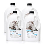 순수크린 액체세제 2.5Lx2개+2개 자연유래 대용량 세탁세제 : 순수크린