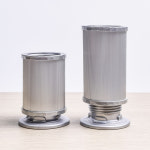 알루미늄 가구발통B 실버 가구다리 60mm : 손잡이 세상