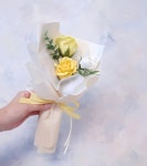 [5 color] 3송이 장미 비누꽃다발 졸업식 학예회 스승의날 일상꽃선물 온라인꽃집 : 어린왕자 플라워