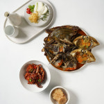 진도 신호등회관 갈치속젓 구운김 양념게장 간장게장 : 신호등회관