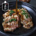 [수라다] 돼지갈비 1kg 3~4인분 홈파티 캠핑 밀키트 직배송 : 다미에프앤비