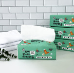 토미 천연펄프 무형광 뽑아쓰는 키친타올 100매 9팩 3겹 : 대명크린