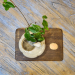 다화꽂이 새수반 한송이 수반 : 보산토기