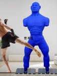 실리콘 인간 모양의 샌드백 복싱 홈 벤트  훈련 장비 텀블러 샌드백 : 샹차이