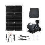 태양광펌프 태양광 발전 물 펌프 수족관 탱크 연속 작업 12V 브러시리스 모터 에너지 절약 전원 보관함 포함 180W 800L/H : 시아직구몰