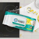 깨끗한나라 클린 소독티슈 주방 세정 50매 1팩 : 유림TS