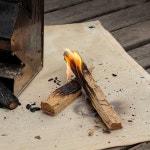 캠핑 방염포 방염매트 방열포 난로 화로대 소방 매트 : 본심플