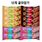 오리온 오 그래놀라바 철분바 유산균바 단백질바 신제품 오그래놀라 견과류 12개 : 두리마켓몰
