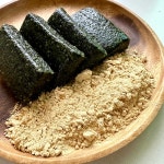 [2kg] 국내산 100% 현미 찹쌀과 거제 해풍맞은 쑥으로 만든 쑥향가득 쑥떡 / 밥알 인절미 ,현미 찹쌀 선택가능 : 장수복떡