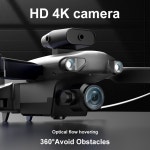 몬테소리 전문 UAV 809 4K HD 카메라 와이파이 FPV 광학 흐름 360 장애물 회피 접이식 4 축 항공기 카메라- 장난감 : 시아직구몰