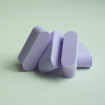 그린로댕 떡퍼프 100개 대용량 메이크업스펀지 하이드로 스펀지 화장 퍼프 파운데이션 : 로뎅퍼시픽