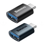베이스어스 USB A to C타입 OTG 젠더 : 그린비트레이드