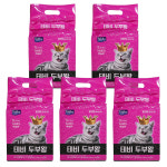 테비 두부왕 두부모래 7L X 5개(가는입자) 오리지날 고양이모래 : 두리펫