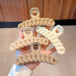 대왕집게핀 단발머리집게핀 반묶음 왕 악어 긴 올림 대형 삔 : 즐거운 작은 상점