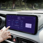 더뉴싼타페 TM 자동차 내비게이션 액정보호필름 커버 스티커 패드 몰딩 용품 : 카르멘샵