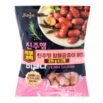 진주 알뜰줄줄이 비엔나소시지 275gx2개/냉장 국산 돼지고기 콜라겐 도시락 반찬 캠핑 : 유진몰