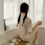 S0110 토리잠옷 러브 체리 지짐이 반팔 여름 잠옷세트 홈웨어 파자마 : 모아하루