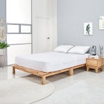 고급원목 평상프레임 Q 참죽 저상형 수납침대 호텔 신혼 : 아임싱글