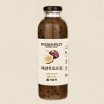 패션후르츠청 580g x 1개 씨밀레 에이드 푸룻티 디저트시럽 드레싱 홈카페 : 넷카트
