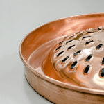 소 불고기판 원형 동 구이판 옛날 고기 불판 업소용 가정용 구리 구이 팬 숯불 295mm : 더다주