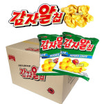 감자알칩 1박스 40봉 발효스낵 캠핑 여행 학교 소풍 학원 유치원 간식 스낵 과자 군것질 포테이토 칩스 : 제이제이몰JJ