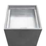 한미스텐 H3-8 사각 A 업소용 사각 스텐 재떨이 PC방 흡연부스 : 세이프넘버원