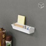 마그네틱 수납함 와이드사각 13cm 자석 정리 벽 수납긴통 : 모여 MOYEO