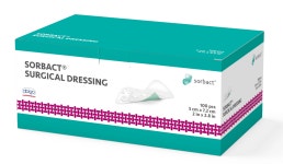 솔박 서지컬드레싱, Sorbact Surgical Dressing, 5 x 7.2cm 1Box(100장) : 쥬디스코퍼레이션