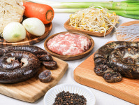 [명가푸드] 속이 꽉 찬 맛있는 국내산 순대 500g : 주식회사 명가푸드에프앤씨