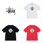 스투시 반팔 모텔 스투시 티셔츠 화이트 블랙 레드 M-XXL 1904991 : 두유원몰