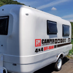 카라반 트레일러 꾸미기 스티커 자체디자인 라인데칼 : 나희파파