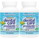 NaturesPlus Dental Care Probiotic 네이처스플러스 비타민 D3 칼슘 프로바이오틱스 유산균 CoQ10 코큐텐 코엔자임 큐텐 Q10 함유 60정... 